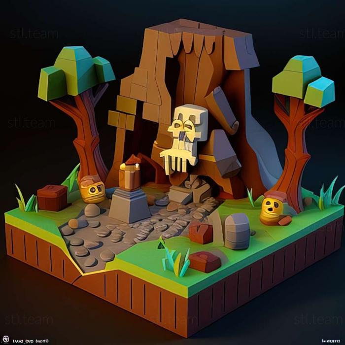 3D model LEGO Island 2 The Bricksters Revenge game (STL)